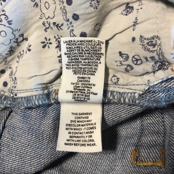 NWT Free People | Distressed Denim Shorts - Picture 6 of 9